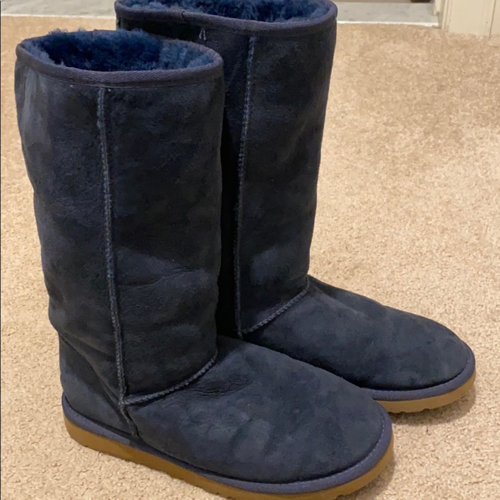Tall navy original Ugg boots